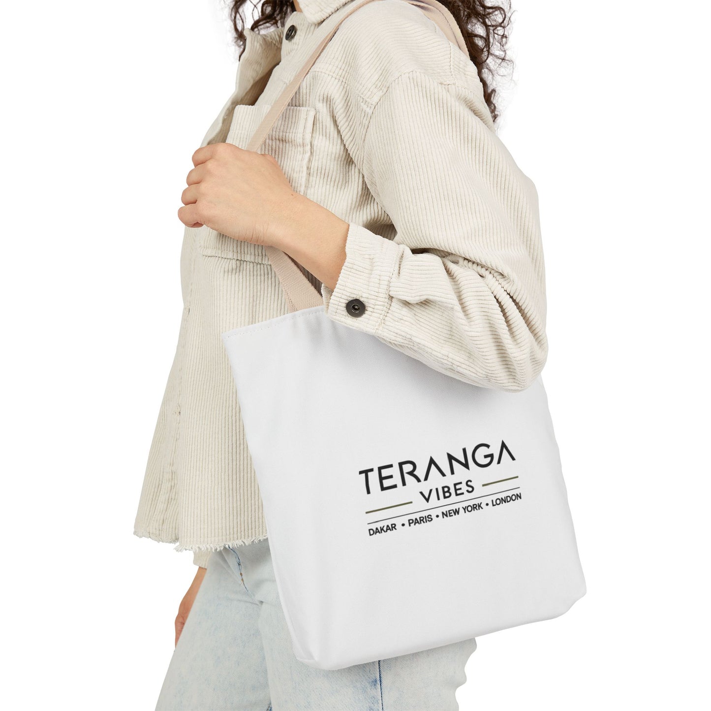 Stylish Canvas Tote Bag - TERANGA VIBES