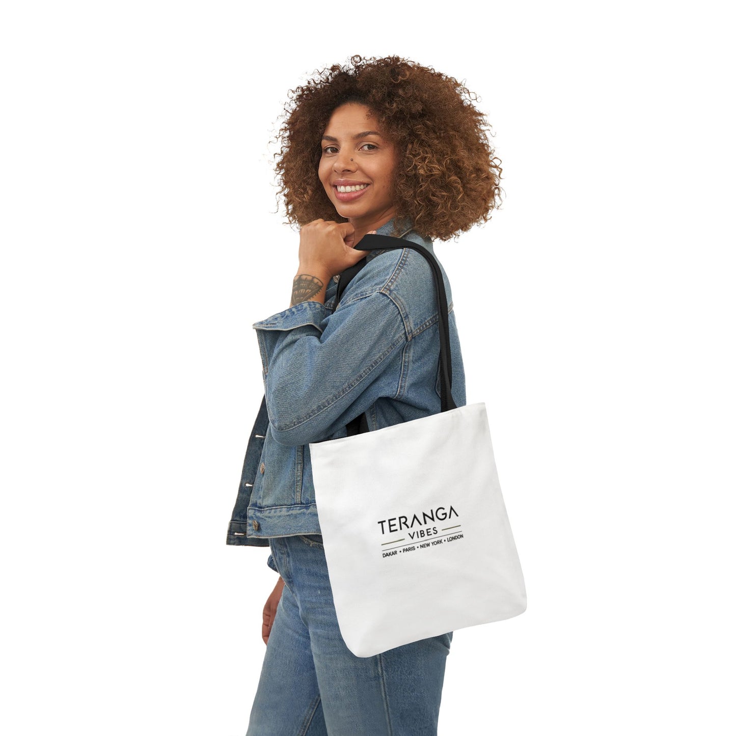 Stylish Canvas Tote Bag - TERANGA VIBES