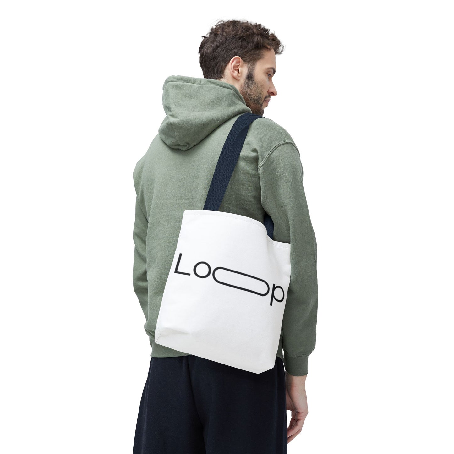 Sac fourre-tout à motif boucle